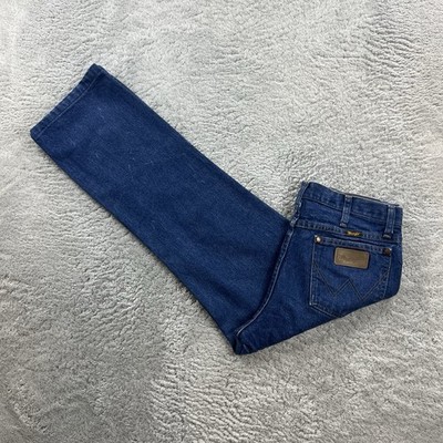 Vintage Wrangler Herren Jeans Hose W32 L27 blau Denim Regular Fit tapered Retro