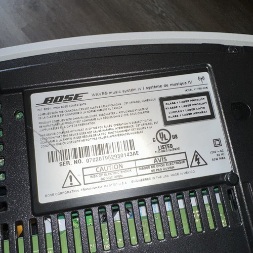 Bose Wave Music System IV 417788-WMS AM/FM Radio CD With Remote* - Picture 17 of 17