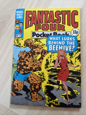 Fantastic Four Pocketbook No. 11 (1980) Vintage Marvel U.K. Digest Series