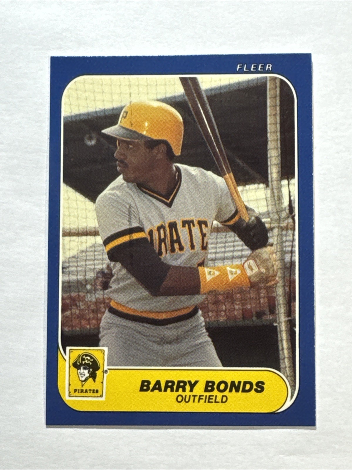 1986 Fleer Update #U-14 - Barry Bonds (XRC) 🇺🇸Rookie🇺🇸 Set Break
