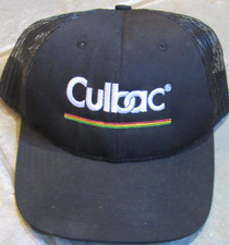 NWT CULBAC Animal Products Agriculture black snapback mesh hat NEW USA made