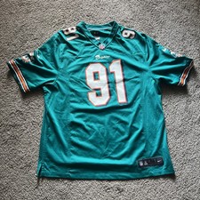 Nike Miami Dolphins Jersey Youth Medium Cameron Wake 91 On Field NFL XL