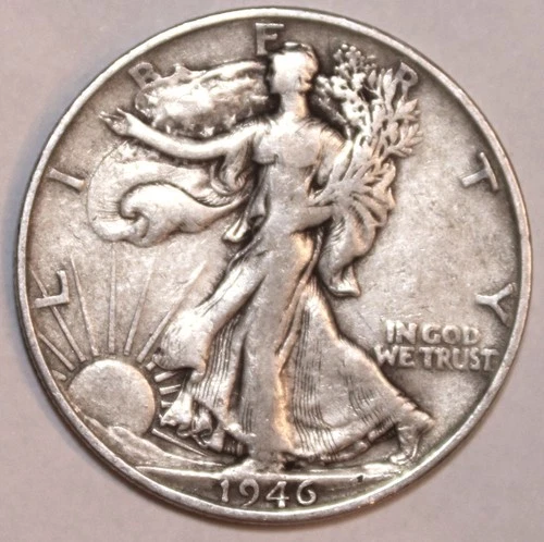 1946-S Walking Liberty Half Dollar - Extra Fine - #1214EC