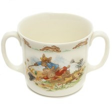 Royal Doulton "Bunnykins" English Fine Bone China Children's Double Handled Cup