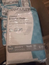 Tranquility Booster Pads 3-1/2 X 12 In Heavy Youth Flow-Through Pad 180Ct (6) PK
