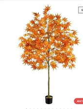 6.5FT Tall Artificial Maple Tree