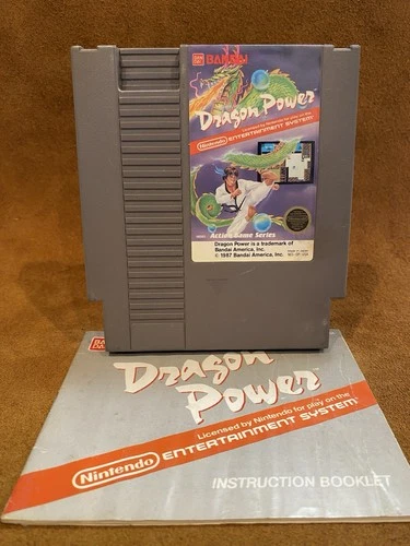 Dragon Power (NES) Nintendo Entertainment System Game + Manual - SHIPS FAST!