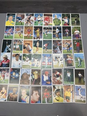BBC 1986 Frage des Sports Sammlerstück 78 Karten gemischt Konvolut (Blue Box Version)