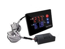 Smart Digital Temperature and Humidity Controller with Dual-Output Switch