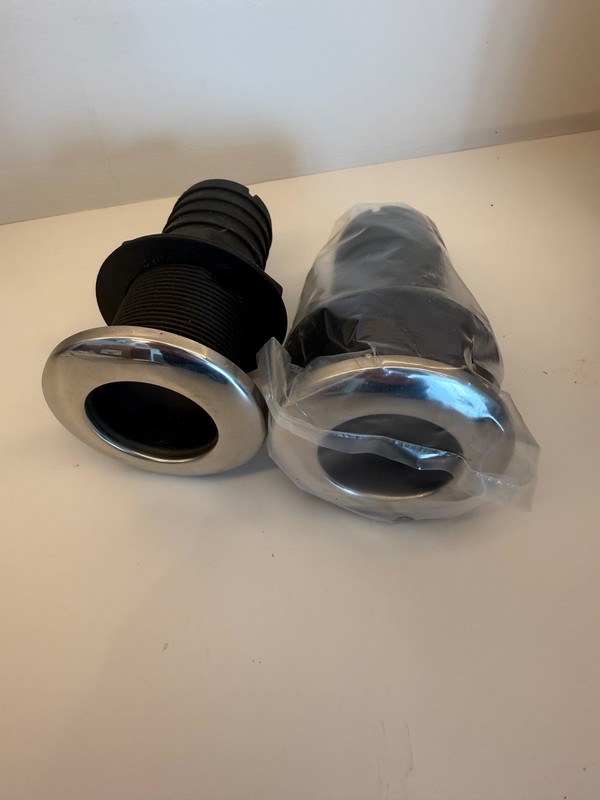 White Water 6657N-SCP |  316 Stainless Steel Nylon Thru Hull Scupper | 2"