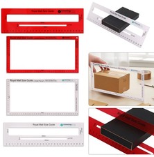Postage Ruler Red Royal Mail PIP PPI Postal Template Letter Size Charge Guide UK