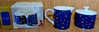 Dayton Hudson Galaxy Holiday Dinnerware Sugar & Creamer