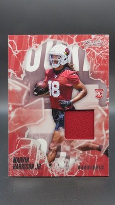 2024 Panini Absolute Marvin Harrison Jr. Rookie Force Jersey Patch #RF-MHJ