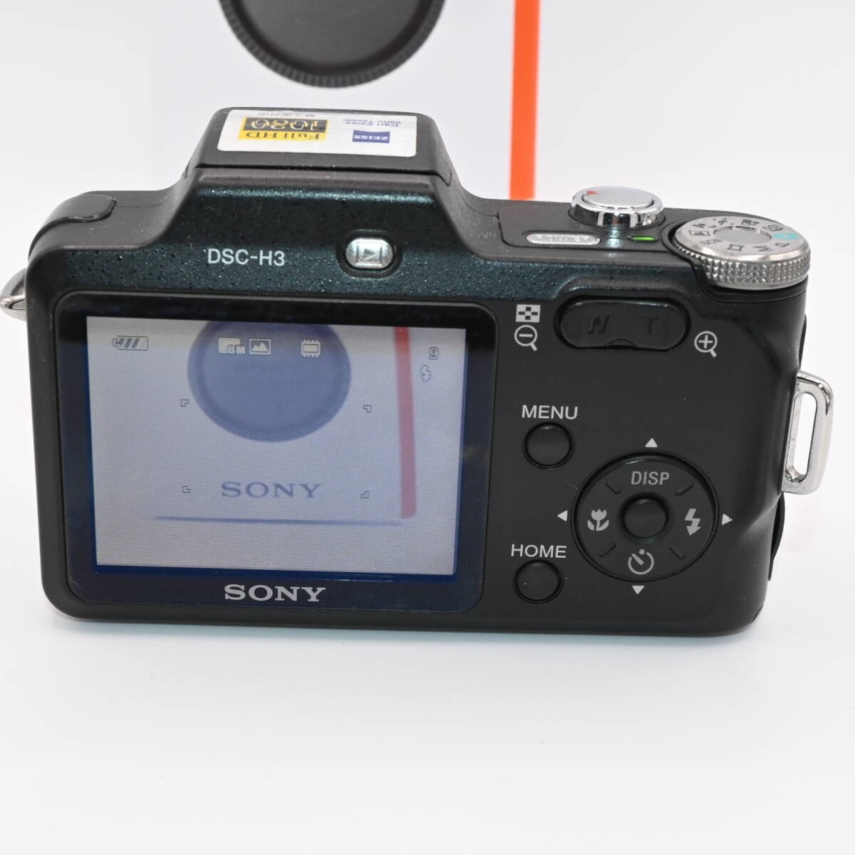 Sony Cyber-shot DSC-H3 8.1MP Digital Camera 10x Zoom w/ Battery Charger ...