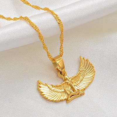 Fab Egyptian Goddess Pendant Necklace