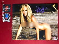 Kendra Wilkinson autographed signed 11x14 photo Playboy Beckett COA