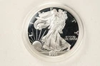 NobleSpirit GEM BU 2001 W PROOF American Silver Eagle 1oz .999 w Box & CoA