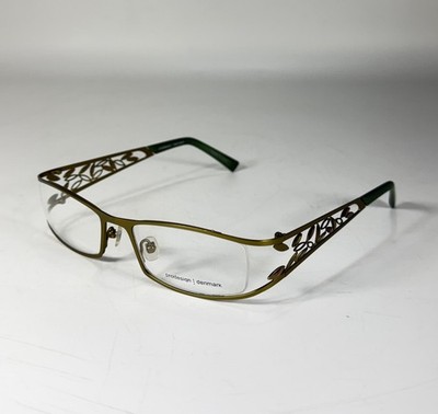 ProDesign Denmark 5129 c.9721 Floral Temple Olive Earth Frame 51-18 130 Japan