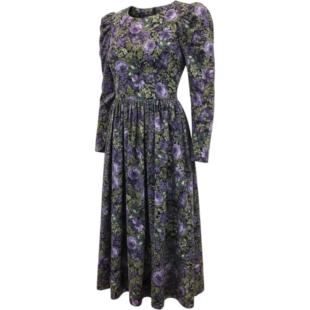 Laura Ashley Purple Original Vintage Dresses for Women for sale | eBay