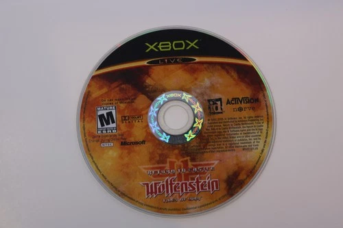 Return to Castle Wolfenstein Tides of War Xbox (NTSC) 2003 Disc Only