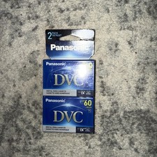 New Sealed Panasonic DVC Sp60 Lp 90 2 pack Digital Video Cassettes Camcorder