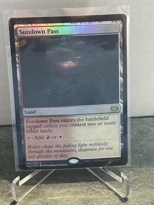 MTG Magic the Gathering Sundown Pass (266/596) Innistrad Crimson Vow NM FOIL LC1