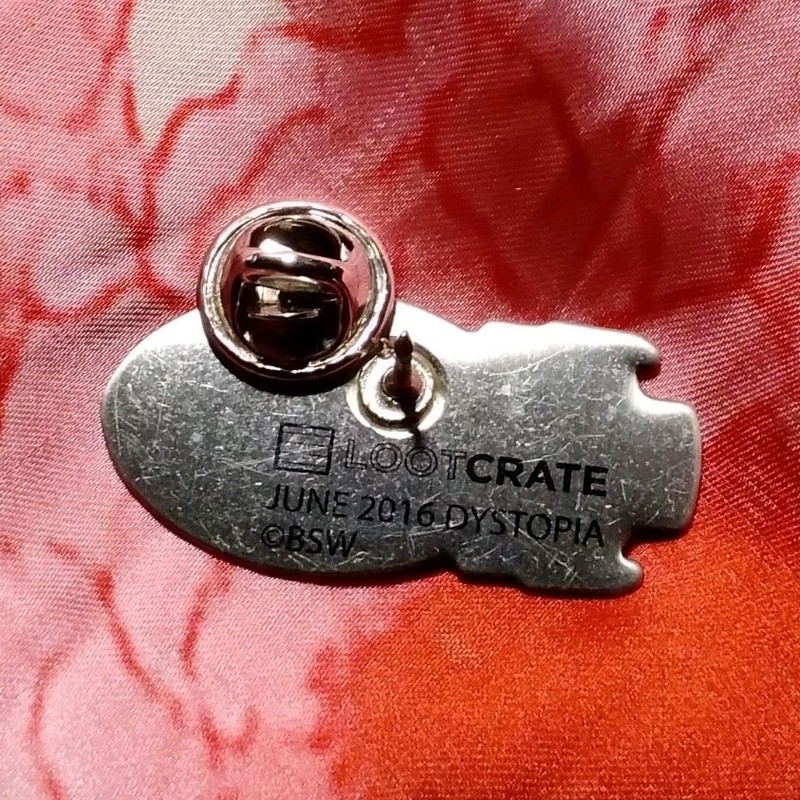 Loot Crate June 2016 Dystopia BSW Rocket Bomb Enamel Bomb Lapel Pin