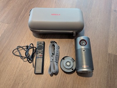 Anker Nebula Capsule Air: The World's Smallest Mobile Projector with Google TV.