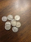 Mercury Dimes Lot Of 10 90% Silver 1 Face 1940 - 1945 XF Various Dates/Mints #20