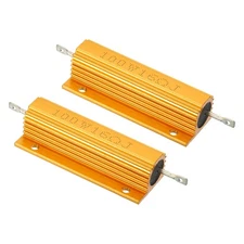 100W 16 Ohm Aluminum Shell Resistor Housing Resistor Wirewound Resistor 2pcs