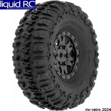 Pro-Line 1020910 1/24 Trencher F/R 1.0 Trs Mounted 7mm Black Impulse 4