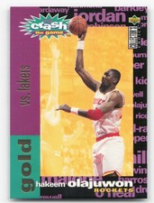 1995-96 Collector's Choice #C10 Olajuwon You Crash the Game Gold: Scoring