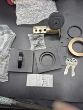 Kwikset 91589-001 Deadbolt Single Cylinder Iron/Black New Free Shipping