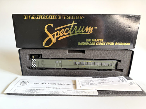 Boxed HO Scale Bachmann 81412 EMC Gas Electric Doodlebug Locomotive NYC  | Condition: Used
