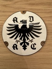 ADAC German Grill Badge, 3 Screw Circa 1950’s In Very Clean FREE UK delivery