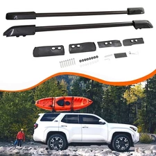 Roof Rack Side Rails for 2010-2024 Toyota 4Runner Roof Rails Bar Black Aluminum 