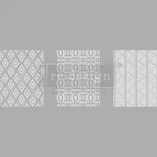 Prima Marketing Re-Design Decor Transfers 8.5"X11" 3/Sheets-Middy- Woven With Lo