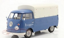 Volkswagen VW T1 Pick-Up with cover Volkswagen Service 1950 blue 1:18 Solido