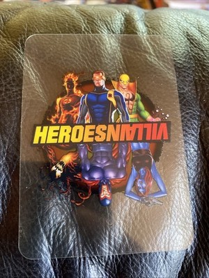 2008 Edibas #120 HEROES/VILLAINS Marvel Super Heroes Card