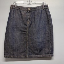 Banana Republic Vintage Y2K Classic Cotton/Denim Jean Skirt - Women's Size 10