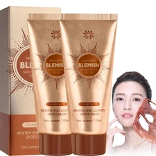 2 Pack Herbal Spots peel-off mask, brightens skin tone, moisturizes and smoothes