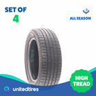 Set of (4) Used 245/55R19 Michelin X Tour A/S 2 107H - 9-10/32