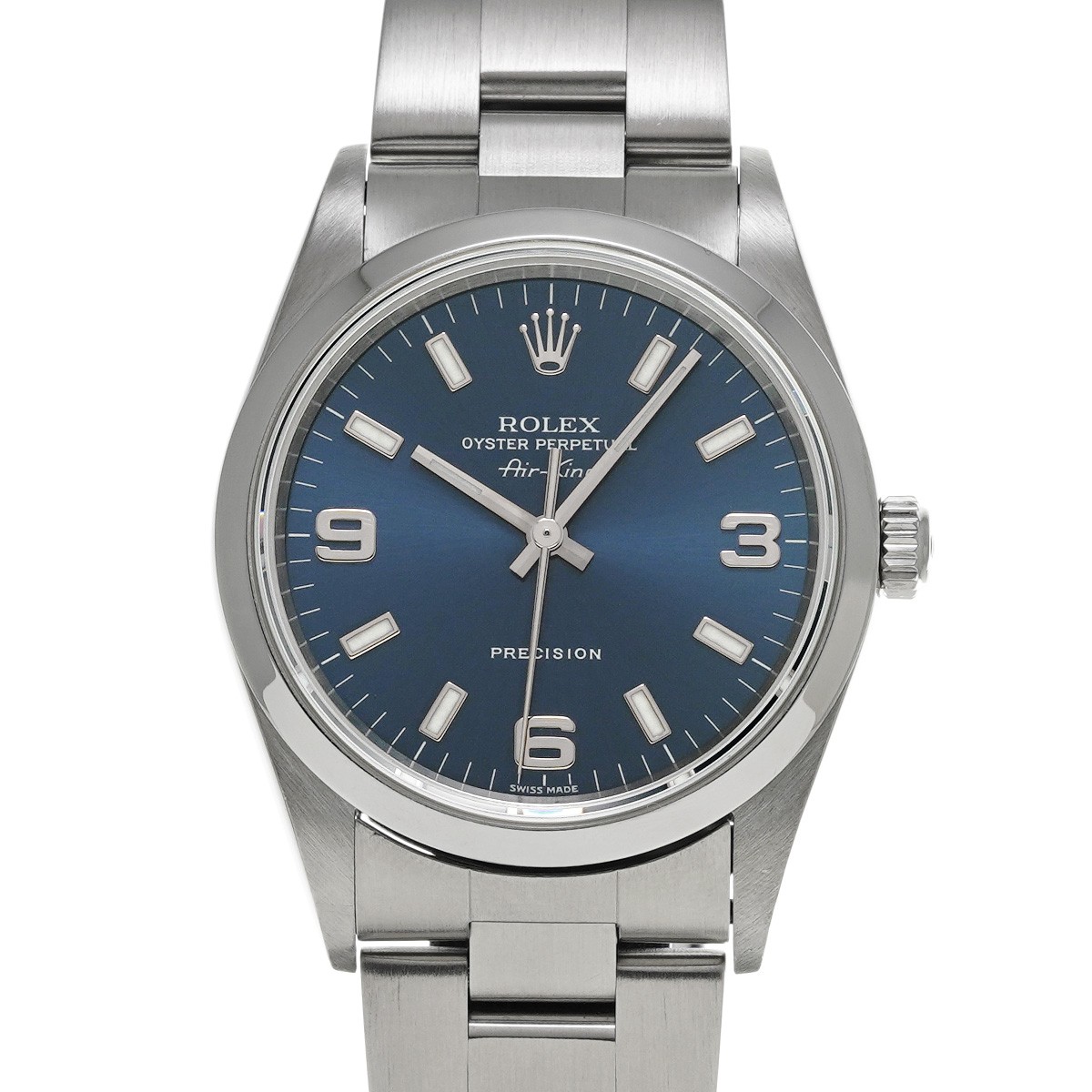 ROLEX Air-King 14000M blue WATCH 761018