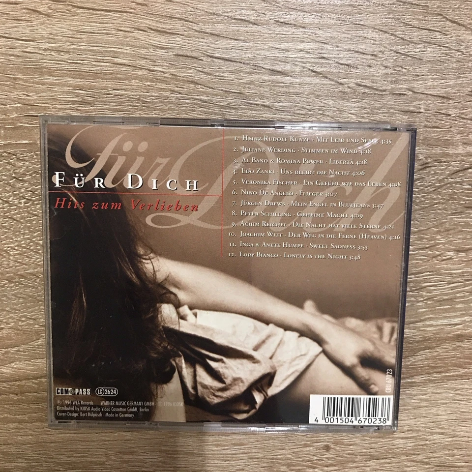 Für Dich-Hits zum Verlieben Heinz Rudolf Kunze, Juliane Werding, Al Bano ..CD] D - Bild 3 von 3