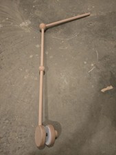 Baby Crib Mobile Arm Wooden Holder 30 inch Beech Hangers with Rotating Music ...