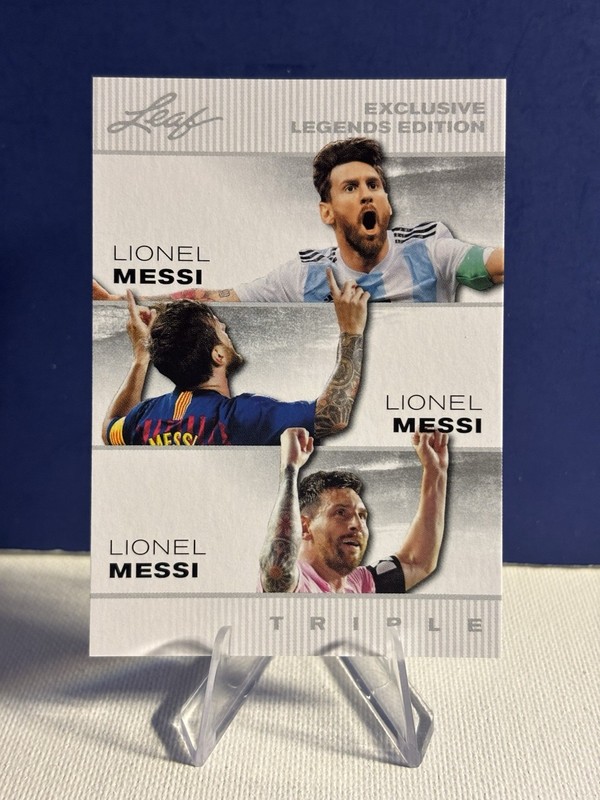 Messi Argentina World Cup 2024 "Special Release" Triple Edition Soccer Card