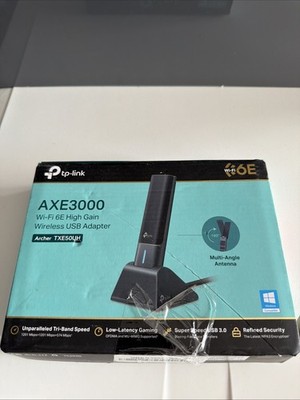 TP-Link WiFi 6E USB Adapter for PC AXE3000 Tri-Band Wireless Network Adapter