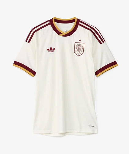 adidas Spain Soccer Team 2026 Away Logo White Jersey Top Rare JN4397 Men Size