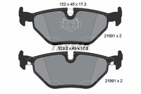 Bremsbelagsatz FÜR BMW 5 (E39), BMW 5 Touring (E39) - Textar 2169103