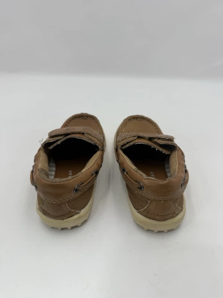Cole Haan Lil Cail Barco Zapatos Mocasines Tostado Niño Pequeño Niños Talla 7 Foto 3 de 4